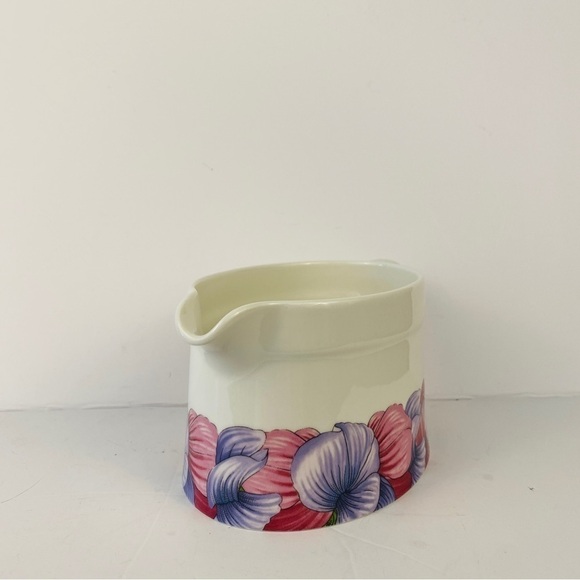 PORTMEIRION gravy boat open sauce botanic blooms pink purple floral flowers - Picture 3 of 12